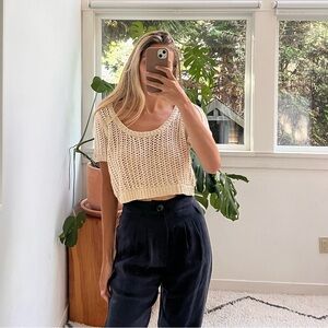 Free People Heavy Knit Shirt